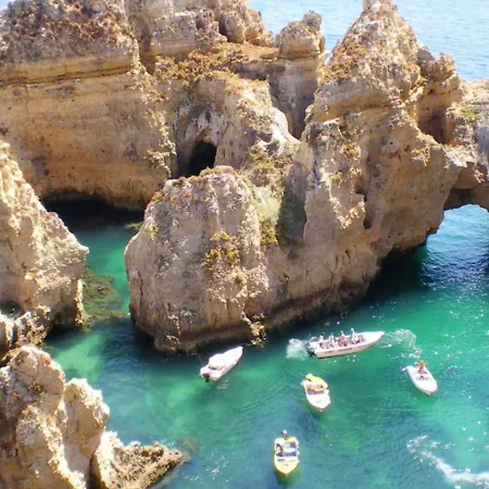 度假居 House With 2 Bedrooms In Carvoeiro With Wonderful Sea View Shared Pool Furnished Garden