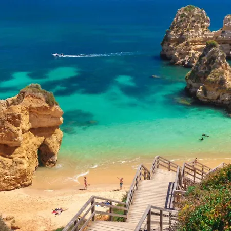 House With 2 Bedrooms In Carvoeiro With Wonderful Sea View Shared Pool Furnished Garden 別荘